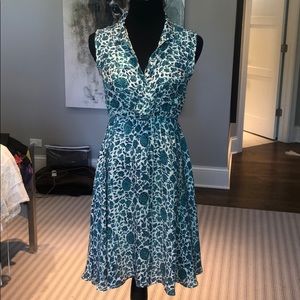 Natalie Martin silk floral dress.